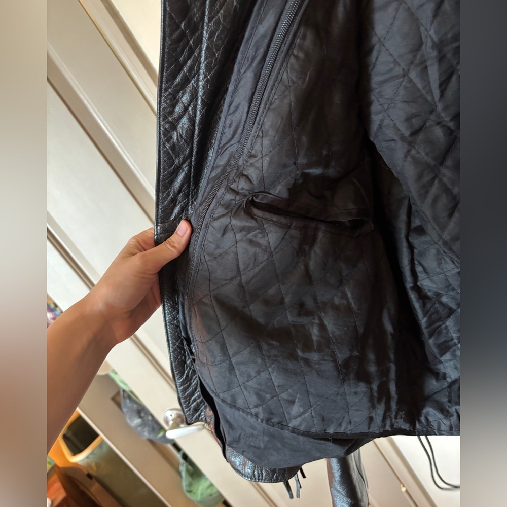 Unik Leather Men’s Motorcycle Jacket - Picture 6 of 13